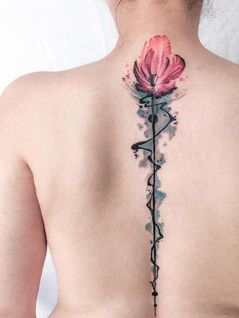 Tatuajes En La Columna Mujer Delicados Recopilaci N De Los Mejores