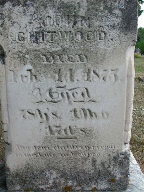 John Riley Chitwood 1796 1875 Find A Grave Memorial