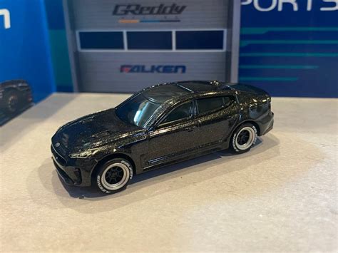 Hot Wheels Kia Stinger GT Black With Custom Real Riders A Etsy