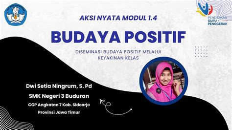 Aksi Nyata Diseminasi Modul Budaya Positif Youtube