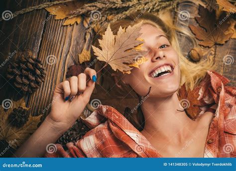 Autumn Discounts On Lingerie Sale Of Womens Panties Girl In Autumn In A Seasonal Clothes Whith