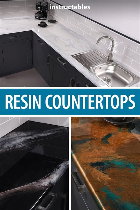 DIY Resin Countertops Using Clear Epoxy Coating Resin and Pigments ...