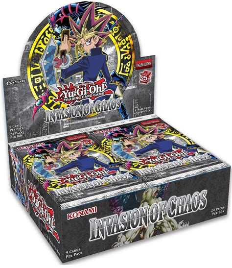 YuGiOh Trading Card Game Invasion Of Chaos Booster Box