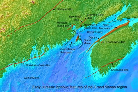 Bay Of Fundy Map