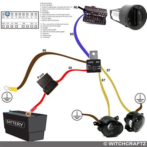 Simple Fog Light Wiring Diagram