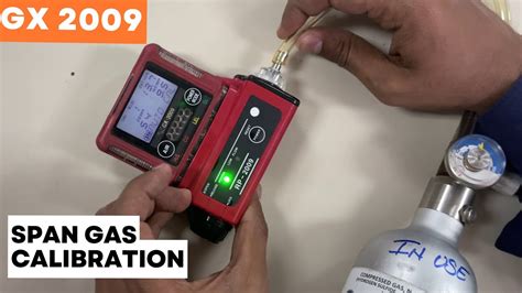 How To Do Span Gas Calibration Of Gx 2009 Riken Keiki Youtube