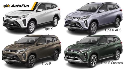 Ada Varian Ini Perbedaan Masing Masing Tipe Daihatsu Terios Facelift