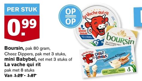 Boursin Mini Babybel Of La Vache Qui Rit Aanbieding Bij Hoogvliet