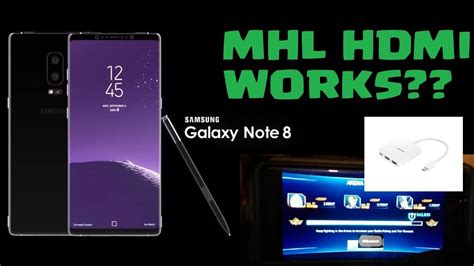 Samsung Galaxy Note 8 - MHL HDMI returns! HollywoodShono 24 Hours with ...