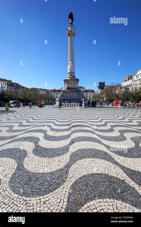 Lisbon Dom Pedro Square Hi Res Stock Photography And Images Alamy