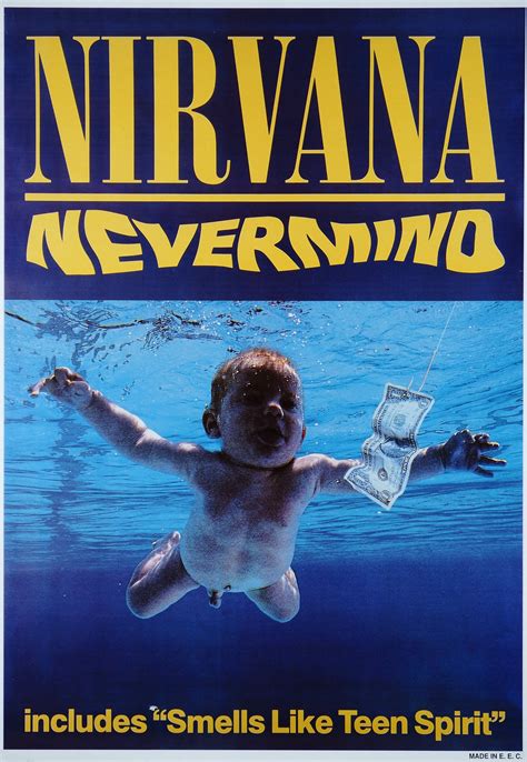 Nirvana Nevermind Authentic Vintage Posters