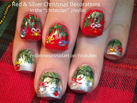 Robin Moses Nail Art Christmas Nail Art Christmas Nails Diva Nail