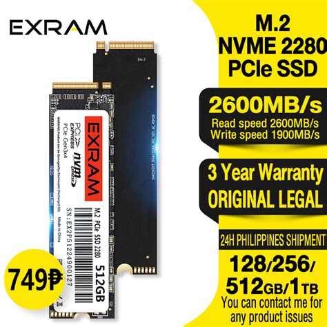 EXRAM M 2 SSD SATA NVMe PCIe Gen 3 0 Solid State Drive 128G 256G 512G