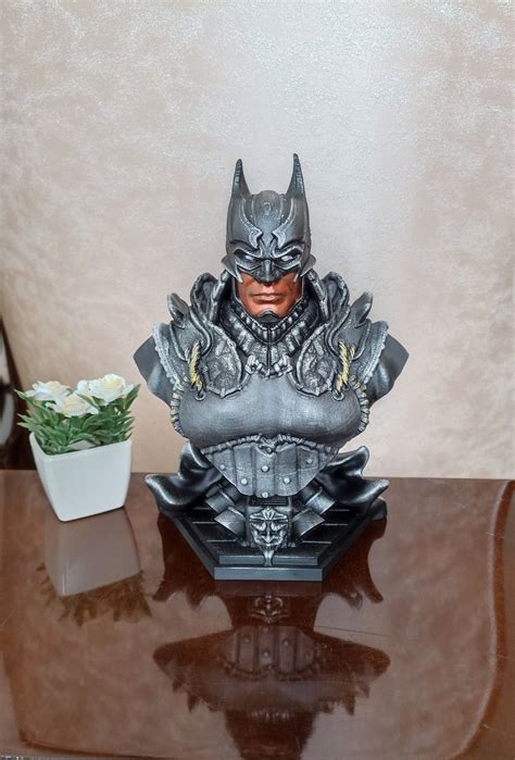 Batman Samurai Bust Figure Dc Comics Statue Etsy