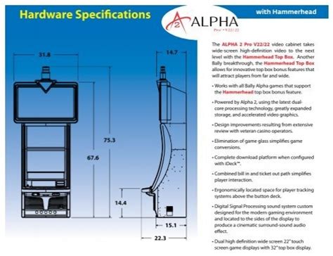 Alpha 2 Pro™ Hammerhead Bally Technologies