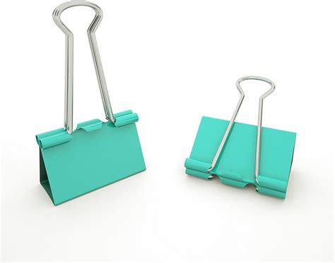 Teal Binder Clips Atelier Yuwa Ciao Jp