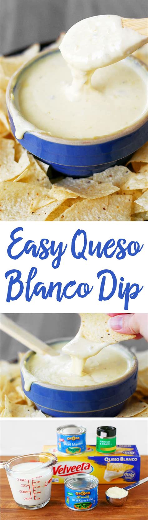 Easy Queso Blanco Recipe White Cheese Dip