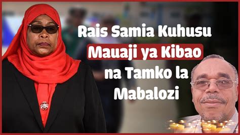 Rais Samia Azungumzia Tukio La Mauaji Ya Ali Kibao Awajibu Mabalozi