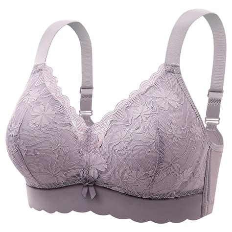 Munlar Wire Free Women S Bra High Support Push Up Purple Comfort Bra