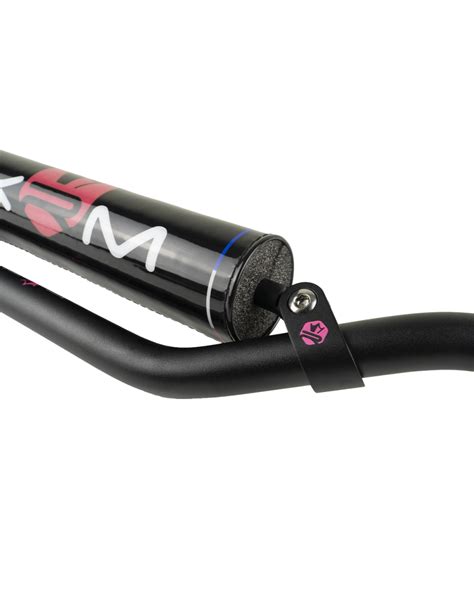 Guidon Noir Rose Avec Barre Krm Pro Ride Avec Mousse