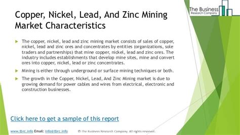 Copper Nickel Lead And Zinc Mining Global Market Report 2019