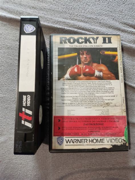 Rocky Sylvester Stallone Kaseta Vhs Oficjalne