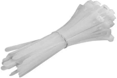 White Greatselec Nylon Cable Tie Cv Mm At Rs Pack In