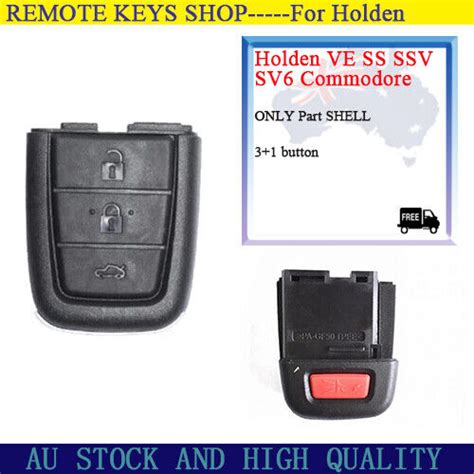 For Holden Ve Ss Ssv Sv Commodore Replace Key Remote Blank Shell Case