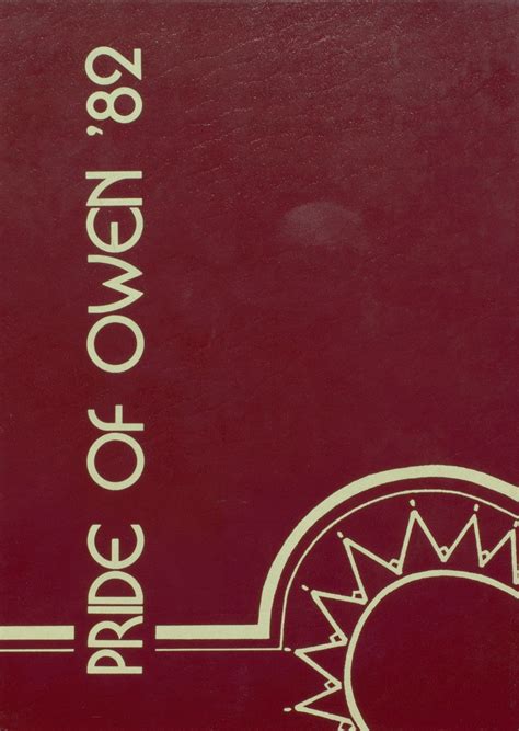 1982 yearbook from Owen County High School from Owenton, Kentucky for sale