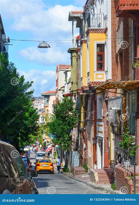 Istanbul Turkey September 20 2018 Balat Quarter With Colorful