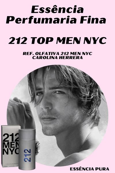 Essência Perfume 212 Top Men Nyc 212 Men Carolina Herrera Essências