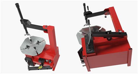 Semi Automatic Tyre Changer Auto D Turbosquid