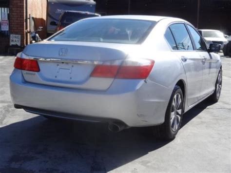 Honda Accord Lx Sedan Damaged Salvage Only K Miles Gas Saver Nice