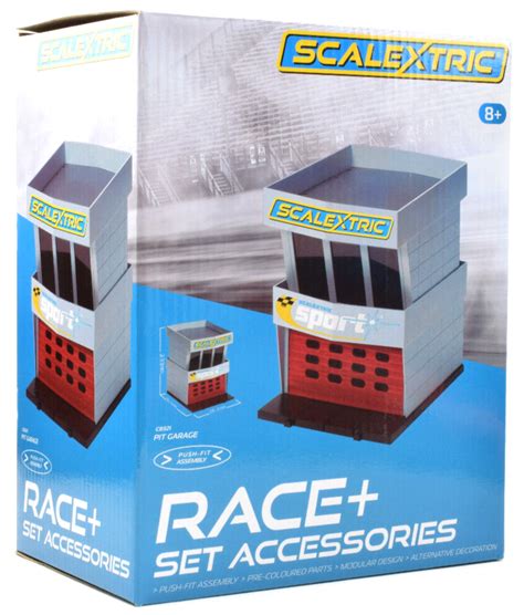 Scalextric Pit Garage Slot Car Track Scenery Accessory C Ebay