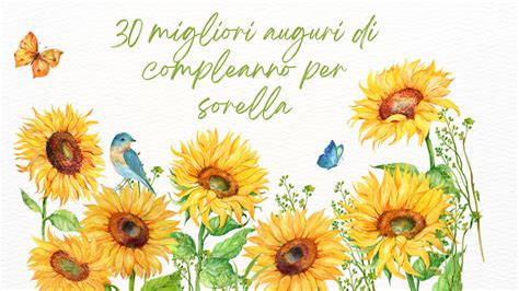 Top Auguri Di Compleanno Per Sorella Updf