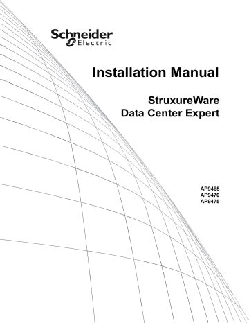 Schneider Electric Data Center Expert Installation Manual Manualzz