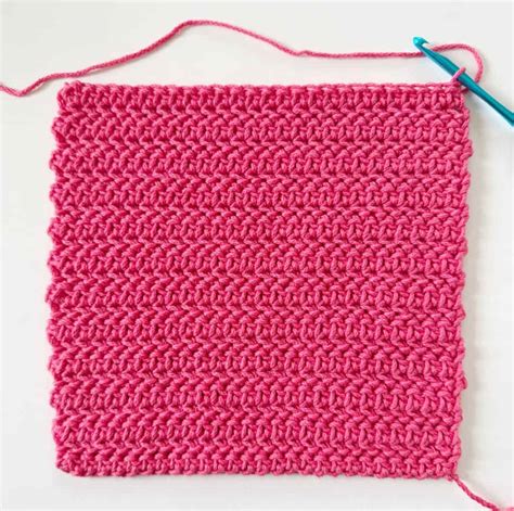 Crochet Single Stripe Heart Hot Pad Daisy Farm Crafts