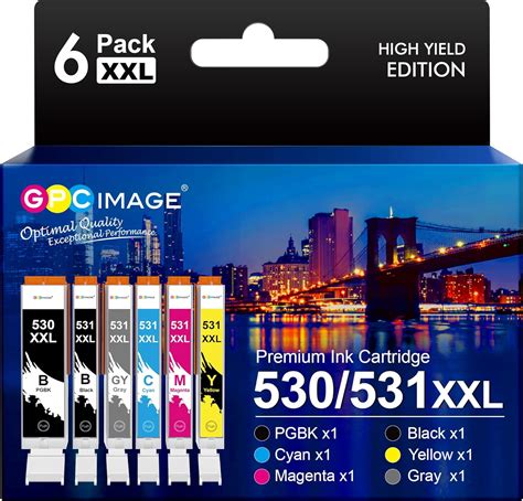 Gpc Image Pgi Cli Ink Cartridges Pack Pgbk Black Cyan