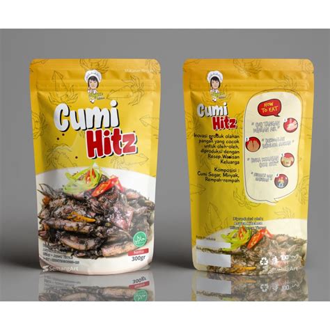 Jual Jasa Desain Kemasan Standing Pouch Packaging Makanan Profesional