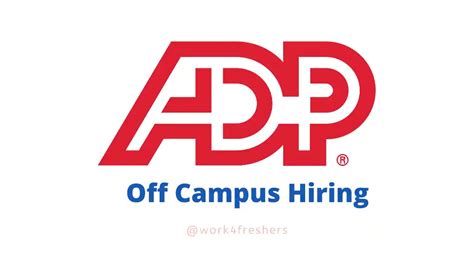 Adp Off Campus Hiring For Associate Software Engineer Work Freshers