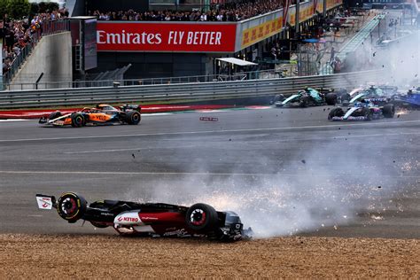 Gallery Zhou S Horrifying British Gp Crash In Pictures