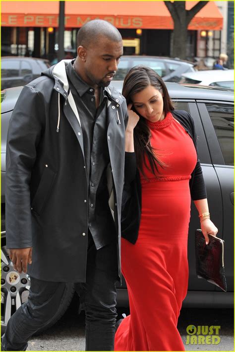 Pregnant Kim Kardashian And Kanye West Reunited In Paris Photo 2861302 Kanye West Kim