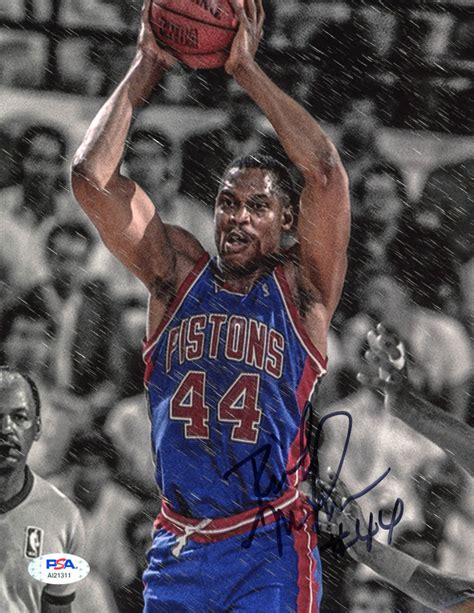 Rick Mahorn Signed Pistons 8x10 Photo (PSA COA) | Pristine Auction