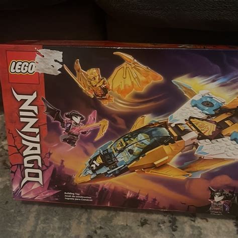 Toys Lego Ninjago Zanes Golden Dragon Jet 7177 Building Set 258