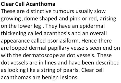 Dermoscopy Made Simple: Clear Cell Acanthoma