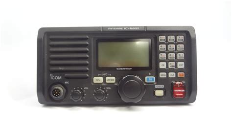 Icom Ic M Submersible Marine Vhf Radio Transceiver Unit No Hand Mic