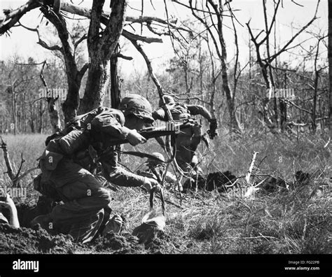 VIETNAM WAR: IRON TRIANGLE. /nAmerican soldiers of the 1st Battalion, 26th Infantry Regiment ...