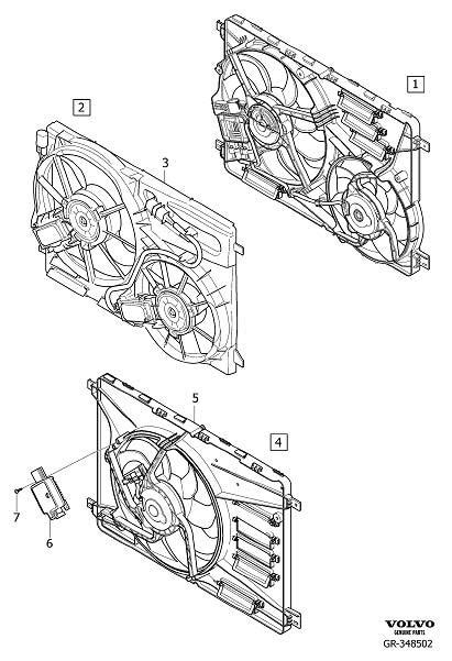 Volvo S Electrical Fan Complete Fan And Fan Shroud Including Fan