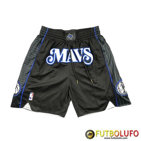 Diseño De Cortos NBA Dallas Mavericks 2024 25 Negro Azul