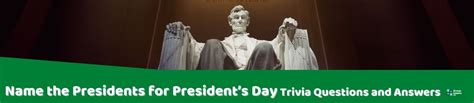 35 President's Day Trivia Questions (and Answers) | Group Games 101